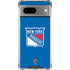NHL New York Rangers Solid Background Google Pixel 7a Clear Case